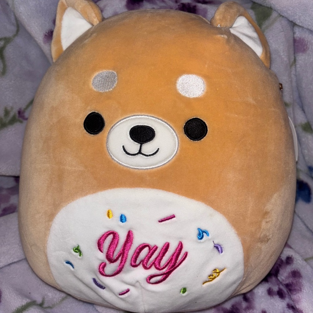 Squishmallow Shiba Inu Plush - Tan